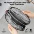 Promate Vali Lightweight Tech Essential Organizer Pouch Bag with Multiple Pockets - Black